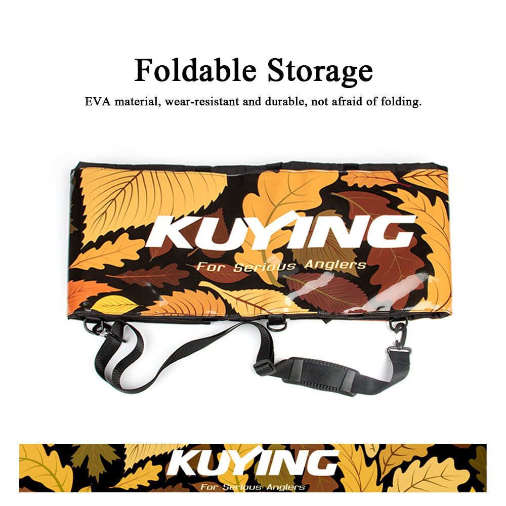 KUYING Fishing Rod Pole Bag Backpack Foldable Storage Carry Outside Tool Tackle Max Length 130cm